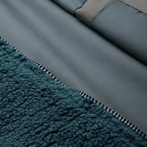 Sudadera con Capucha Sherpa de Invierno para Hombre, Estilo Nuevo OEM, Cierre Completo, Color Sólido, Bordado con Cuentas, Diseños Personalizados, Secado Rápido - Product Image 6