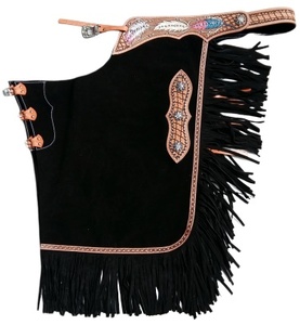 High Quality Durable Leather Customizable Horse <b>Riding</b> Full <b>Chaps</b> for Equestrian Training and Outdoor Horseback <b>Riding</b> Gear - Product Image 1