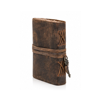 Carnet en cuir vintage fait main, papier à bords frangés, carnet de croquis, Grimoire, Livre des Ombres, journal avec fermeture à clé