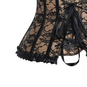 คอร์เซ็ตของผู้หญิงวินเทจชุดกระชับสัดส่วนเซ็กซี่แบบโอเวอร์บัสเทจคอร์เซ็ทผ้าบอร์เคดระบายอากาศทันสมัยสำหรับขนาดใหญ่พิเศษ - Product Image 4