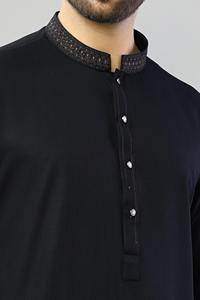 Nouvelle Collection 2026 : Ensemble Shalwar Kameez Minimaliste pour Homme – Kurta Pajama Traditionnel Arabe de Haute Qualité - Product Image 5