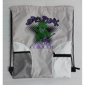 High Quality Reusable Polyester Gym Sports <b>Backpack</b> Waterproof Drawstring Bag with Pockets for Outdoor Sports <b>Promotions</b> - Product Image 2