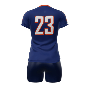Premium Quality Unisex Men's <b>Volleyball</b> Uniform <b>Sets</b> OEM Outdoor Uniform with Short Sleeves for Men and Women for - Product Image 3