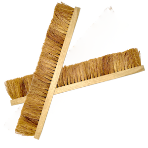 Whole Sale Jumbo Natural Coconut Fiber Durable Heavy Duty Eco Friendly Household Cleaning <b>Brush</b> Wooden Base Handle <b>Scrub</b> Tools - Product Image 1