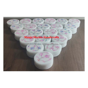 ม็อบกระจกไม้ม็อบหินอ่อนแบบฝังลายดอกไม้ทำมือไม้ถูพื้นสำหรับงานตกแต่งบ้านและโรงแรม - Product Image 1