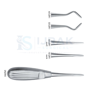 Forceps d'extraction dentaire manuel Ijrak Surgical IS-10036 en acier inoxydable à 3 griffes, certifié CE Classe II, avec poignée moletée pour usage clinique - Product Image 5