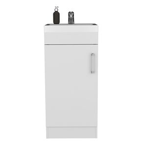 Mobile da Bagno Bianco con Anta Singola - Product Image 6