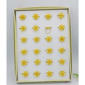 Indian High Quality Natural Wholesale Gold Plated Finger Rings for Women Adjustable Rings Wedding <b>Jewellery</b> Dubai Hot Sale Rings - Product Image 6