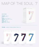 Album BTS Map of the Soul7, CD musical K-Pop (CD), matériaux papier et plastique, langue coréenne, tous âges
