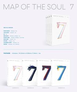 BTS Map Of The Soul : 7 Album CD K-Pop Livre électronique (CD) Matériaux papier et plastique Langue coréenne Tous âges - Product Image 2