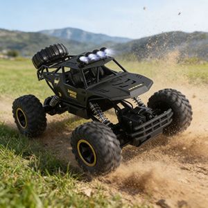 Camion RC in Metallo Scala 1:12 con Fari LED e Batterie Ricaricabili, 4WD Telecomandato - Product Image 1