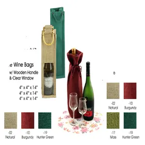 buy wholesale cheap vintage jute wine bottle jute wine bottle bag| jute beer bottle bag| wholesale wine Jute bag