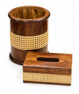 Handcrafted Luxury Sandalwood Tissue Box with Brass Inlay for Religious Winter Use Eco-Friendly Indian Incense - Product Image 4