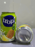 Maak uw merk fruitdrank in een natuurlijke aluminiumblik met lage kosten