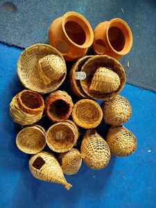 Nido de Bambú Natural para Pájaros - Casa para Pájaros Ecológica, Transpirable y Hecha a Mano, Comedero para Loros, Pinzones y Pájaros de Jardín, para Todas las Estaciones - Product Image 3