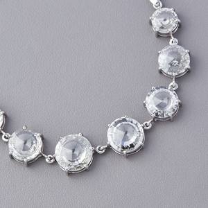 Bracelet tennis ajustable en diamant de culture rose, finition en argent sterling 925 massif - Product Image 3