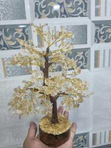 ต้นคริสตัลซิทรินคุณภาพสูงขายส่ง, ต้นเงินซิทริน, ต้นคริสตัลธรรมชาติ, ต้นเงินฮวงจุ้ย, ต้นไม้ประดับอัญมณี - Product Image 2