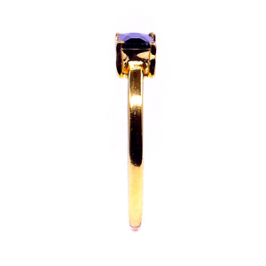 Anillo de Compromiso con Zirconia de Corte Ovalado en Plata de Ley con Engaste de Puntas en Oro Rosa, Joyería Fina Clásica para Mujer para Fiestas - Product Image 6