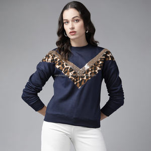 Nardon Apparel Sweat-shirt à capuche oversize à manches longues pour femme, décontracté, uni, col montant - Product Image 3