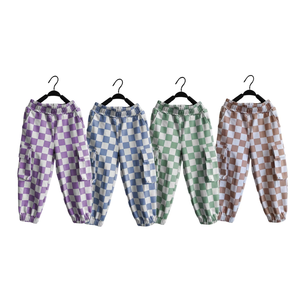 Pantalones Cargo para Niños al por Mayor 2026, Pantalones para Hombre, Cómodos, Ligeros, de Secado Rápido, Diseño Divertido Personalizado, Pantalones Cargo a Cuadros para Niños - Product Image 3