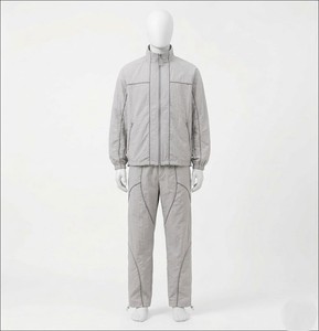 Wholesale <b>Men</b> Windbreaker Tracksuit Set Lightweight Hooded <b>Jacket</b> Zipper Jogger Pants Waterproof Sportswear <b>Track</b> Suit - Product Image 6