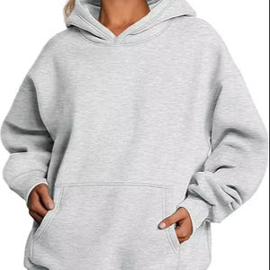 Sudadera con Capucha Personalizada con Logotipo, Lisa, Deportiva, Negra, Extra Grande, 100% Poliéster, para Hombre, Estilo Urbano - Product Image 1