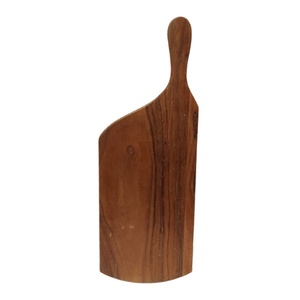 Vente chaude fait à la main en bois d'acacia planche à découper rectangulaire planche de service multi-usages finition noyer naturel hacher à la maison - Product Image 5