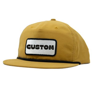 Casquette Snapback unisexe à 5 panneaux avec logo brodé personnalisé OEM Casquette de baseball Casquette réglable à bord plat pour streetwear et utilisation promotionnelle - Product Image 4