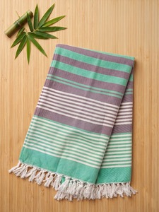 Serviette de bain turque 100% bambou écologique, ultra douce, respirante, absorbante, séchage rapide, serviettes de bain de luxe disponibles à la vente - Product Image 3