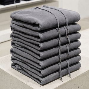 Sudadera con Capucha Oversize Unisex de Algodón Grueso Bordada Ecológica para Otoño, Estilo Casual, Personalizable - Product Image 3