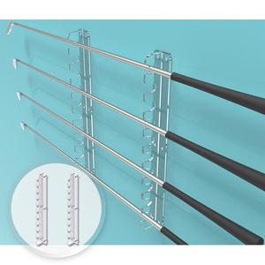 Présentoir au détail fixé au mur de présentoirs acryliques de club de golf de qualité supérieure pour les magasins de détail - Product Image 1