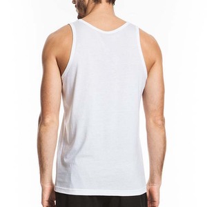 Camiseta sin mangas de punto verde oliva para hombre, cuello redondo, informal, transpirable, para gimnasio, correr - Product Image 4