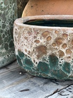 Großer Moderner Rechteckiger Fiberglas-Pflanzentopf Pflanzkasten für Außenbereich Heim Garten