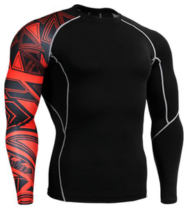 OEM Custom <b>Compression</b> Rash Guard Short Sleeve Athletic <b>Shirt</b> Performance Wear Wholesale Manufacturer - Product Image 2