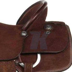 Selle en cuir véritable de qualité supérieure pour l'équitation, l'entraînement et les sports équestres, avec un design confortable, durable et réglable. - Product Image 4