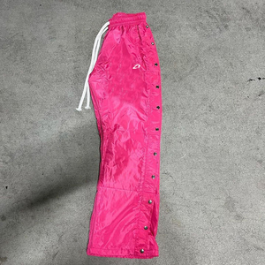 Pantalon de survêtement unisexe personnalisé à jambe large en nylon, décontracté, athlétique, streetwear, avec cordon de serrage, OEM ODM Marque Privée - Product Image 5