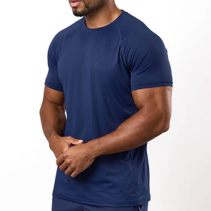 Camiseta de Algodón 100% para Hombre, Talla Grande, Lisa, Informal, Tejida, Gruesa, Corte Regular, Deportiva, Elástica y Transpirable - Product Image 1