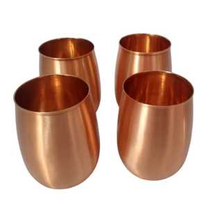Gobelet en cuivre pur martelé pour Moscow Mule, eau et boissons ayurvédiques, avec paille écologique, vaisselle métallique - Product Image 4