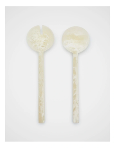Handmade Resin <b>Salad</b> <b>Tools</b> Server Set Modern Artistic Design Eco-Friendly Dishwasher Safe Tableware Home Kitchen Decor American - Product Image 4