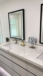 MiyaStone - Losa de Cuarzo Blanco Carrara Artificial Impresa en 3D al por Mayor para Proyectos de Decoración de Interiores - Product Image 2
