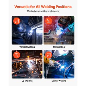 Filo per saldatura MIG a nucleo flessibile E71T-11 da 0,035 pollici, 1 libbra, senza gas, in acciaio dolce, a bassa schizziatura, per saldatura ad arco in tutte le posizioni - Product Image 5