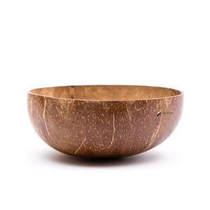 Bol en Coque de Noix de Coco 100% Naturelle, Lavable, Écologique, Design Vintage/Bohème, Recyclable pour Servir les Aliments - Product Image 1