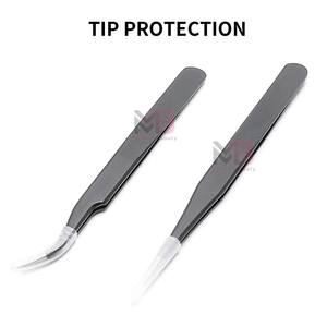 Pinzas Profesionales de Acero Inoxidable con Certificación CE, Personalizadas para Cejas, Cuidado de Belleza, Extensión de Pestañas, Rectas y Curvas - Product Image 2