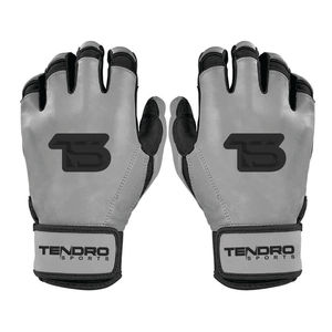 High Quality Customized Short Cuff <b>Baseball</b> Softball Batting <b>Gloves</b> Sheepskin Lightweight Breathable Design Hook Loop Closure - Product Image 3