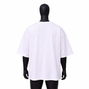 เสื้อยืดเปล่าขายส่ง พิมพ์ลายสกรีนดิจิตอล โลโก้แบรนด์ ผ้าโพลีเอสเตอร์ผสมคอตตอน เสื้อยืดไซส์ใหญ่สำหรับผู้ชาย - Product Image 4