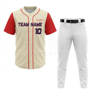Uniforme de baseball moderne avec un design personnalisé élégant, comprenant le nom, le numéro et le logo sur le maillot pour les sports d'équipe compétitifs - Product Image 4