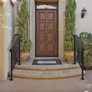 Artisasset Corrimano in Ferro Nero Opaco a 2 Gradini per Esterni (Dispositivo di Assistenza) (Uguale a 82359152) - Product Image 6