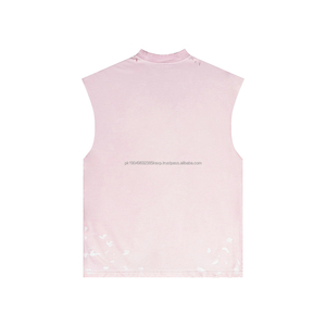 Débardeur ample pour homme, grande taille, respirant, veste de sport sans manches, couleur unie - Product Image 2