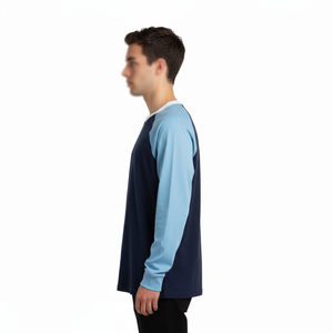 Custom High Quality 100% Cotton <b>Raglan</b> Sportwear Women T Shirts Heavyweight Long Sleeve Shirt Fully Customised <b>Top</b> - Product Image 3