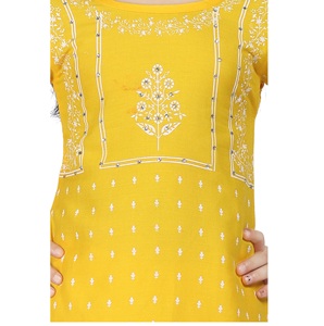 Ensemble Kurti et Palazzo ethnique pour filles au design unique, tenue traditionnelle élégante pour mariage, festival, fête et occasions spéciales pour Sal - Product Image 5
